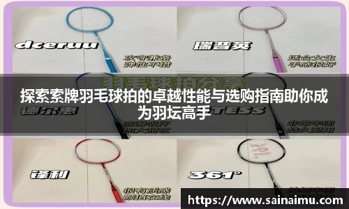 探索索牌羽毛球拍的卓越性能与选购指南助你成为羽坛高手